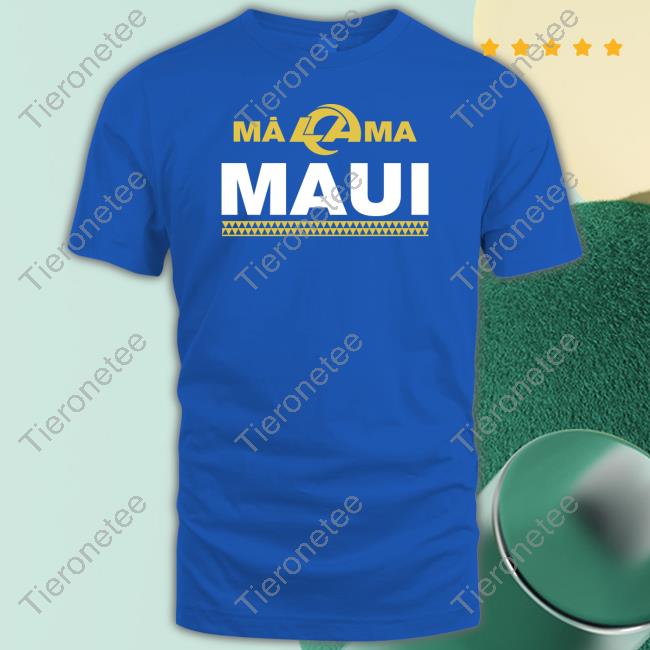 Official Los Angeles Rams Store Los Angeles Rams x Maui Relief T-Shirt