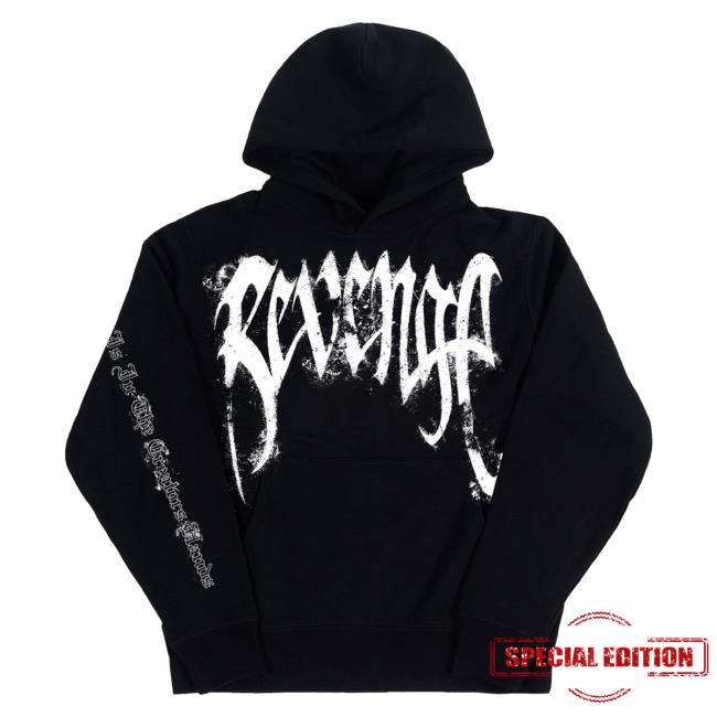 Official Revenge XXXTentacion Apparel Clothing Store Shop Revenge ST. Michael Crewneck Sweatshirt XXX Tentacion Merch