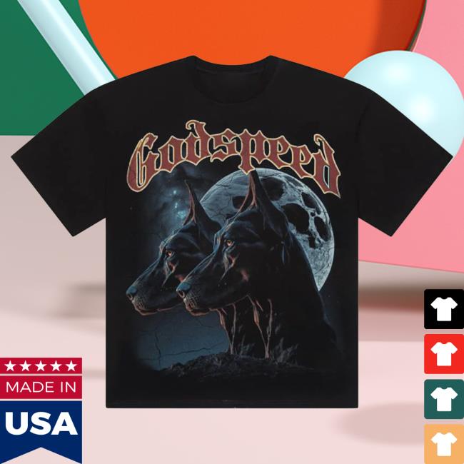 Official Godspeed Nyc Clothing Merch F.T.D Shirt New (Black/Red)