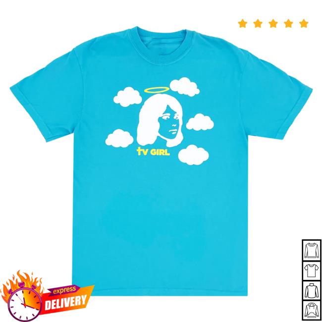 Official Hello Merch Tv Girl Angel Girl Popover Shirt TvGirl Hellomerch