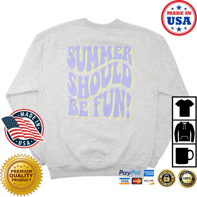 Official Drink Loverboy Merch Store Summer Should Be Fun Popover Hoodie DrinkLoverboy