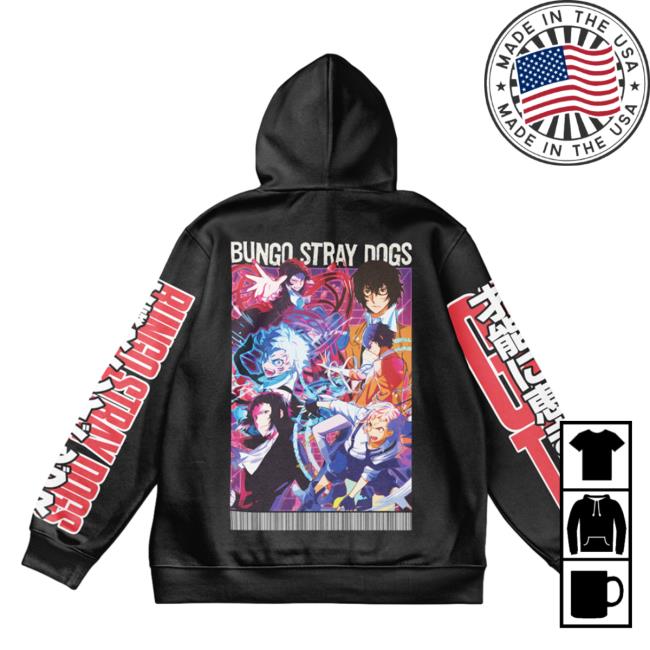 Official Anime Ape Clothing Bungou Stray Dogs Streetwear AOP New Shirt 3D All Over Print Animeape