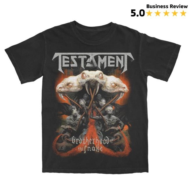 Brotherhood Of The Snake Tee Shirt – Testament Shop