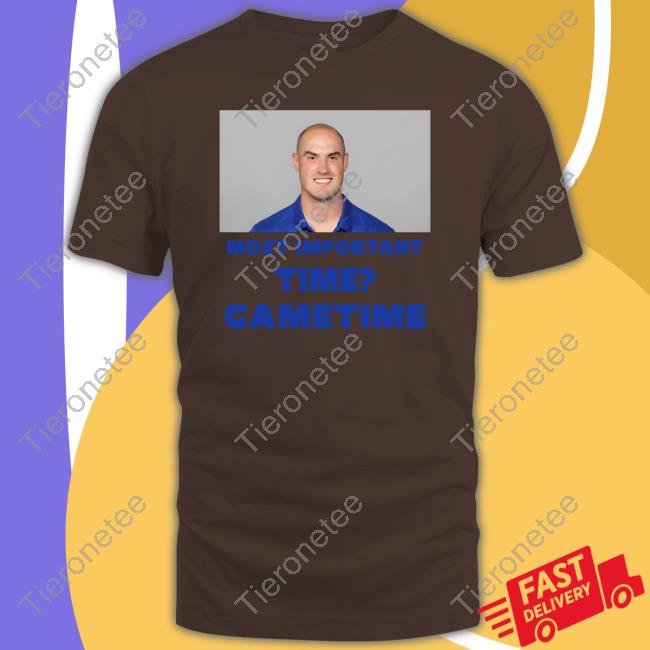 Official Mike Kafka Most Important Time Gametime Shirt Isaiah Hodgins