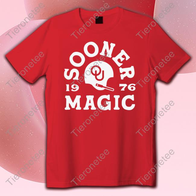 Official Charlie Hustle Merch Oklahoma Sooner Magic 1976 Tee
