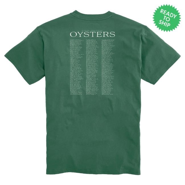 Onward Reserve Oysters Tee Sky Blue Coastal