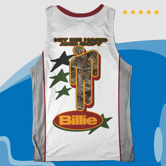 Official Billie Eilish Merch Store Shop Billie Eilish Camo Blohsh Basketball Jersey Tee BillieEilish