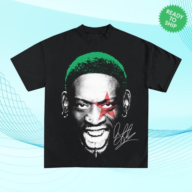 Icy Shop Merch Dennis Rodman Jumbo Signature Graphic T Shirt