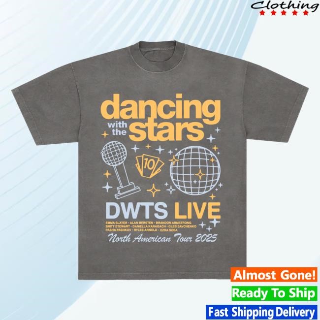 Official Dwts Tour Merch Store Dancing With The Stars Live 2025 Event Shirt