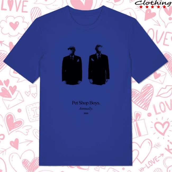 Official Pet Shop Boys Annually 2025 Tees