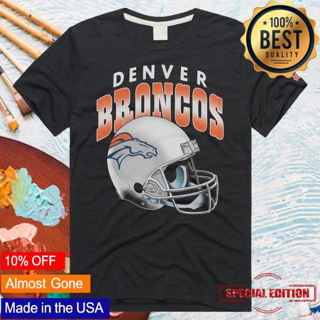Denver Broncos Gradient Helmet Hot Shirt Homeage – | Denver Broncos Official | NFL Football