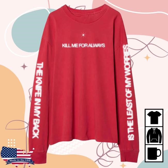 Michael Clifford Kill Me For Always LS Tee Michael Clifford Official Merch Store Shop