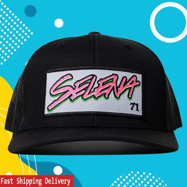 Official Selena Quintanilla Merch 90s Selena Retro Patch Cap