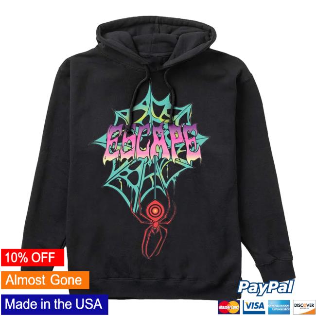 Official Insomniac Shop Merch Store InsomniacShop Escape Spider Thread Crew neck Sweatshirt