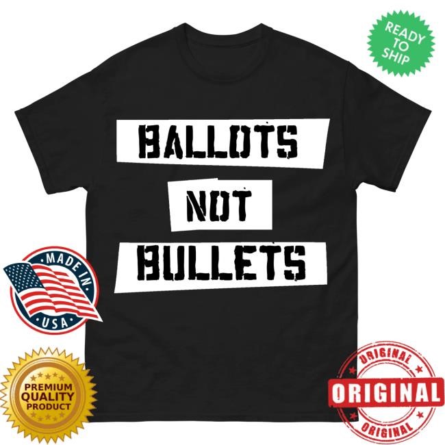 Hang Over Gang Official Merch Charity S/S Tee "Ballots Not Bullets"