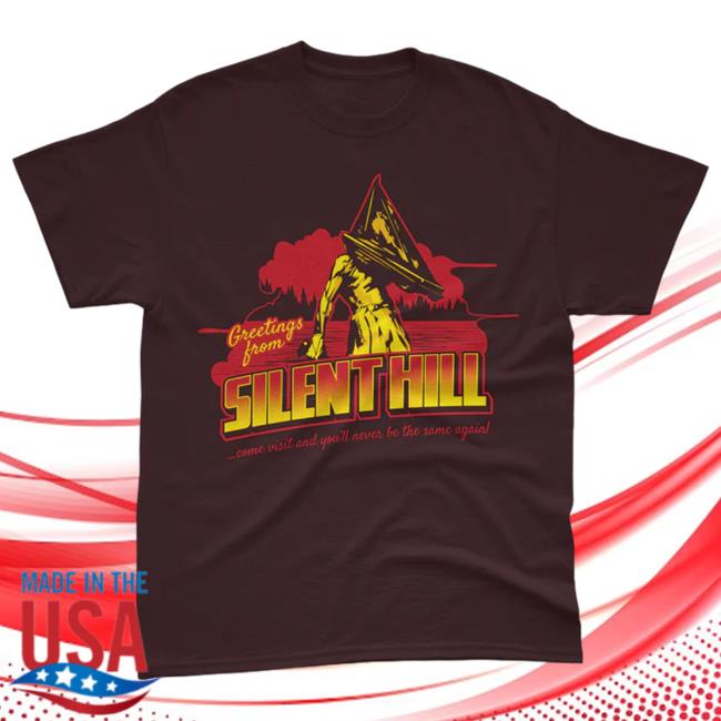Official Konami Merch Shop Greetings From Silent Hill New Shirt