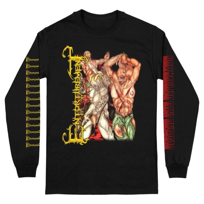 Official Reality Fade Merch Store Entorturement 'Descend Into Deprivation' Long Sleeve New Shirt