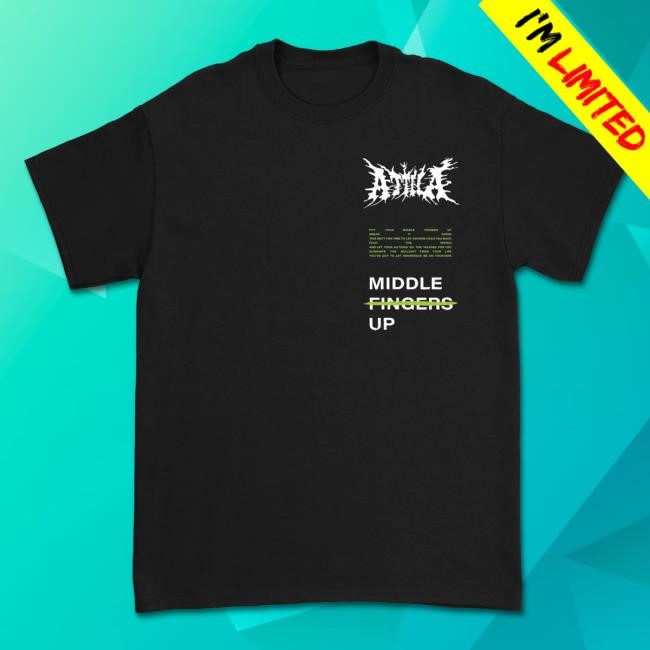 Official Attila Merch Middle Finger Shirt