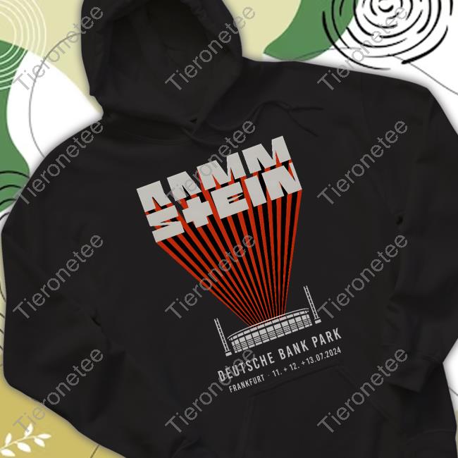 Rammstein Merch Europe Stadium Tour 2024 Frankfurt Shirt