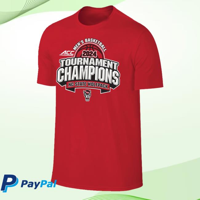 Official NC State Wolfpack Red 2024 ACC Men's Basketball Champions Hot Shirt