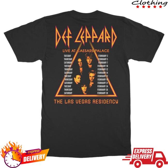 Fan Edition Def Leppard The Las Vegas Residency 2026 Shirt