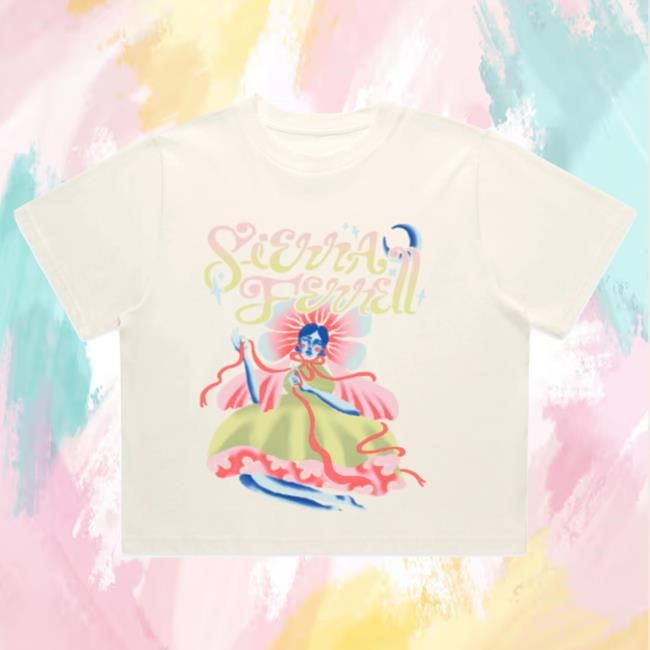Official Sierra Ferrell Merch Ivory Crop Top - Tacoma Shirt