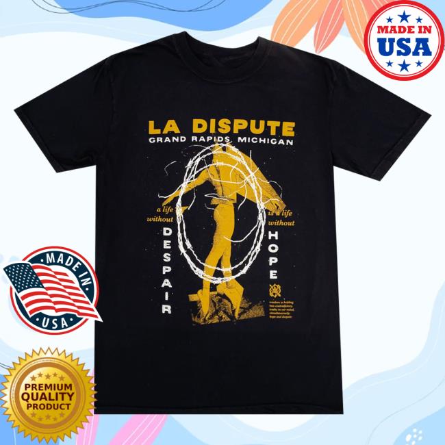 Official Hello Merch La Dispute First Reformed Black T-Shirt