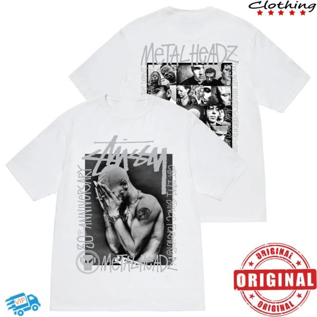 Official Stussy & Goldie Metalheadz 30 New Shirt