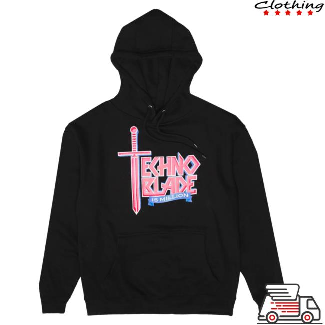 Official Technoblade Merch Store Shop 15 Million Subs Pullover Hoodie Black