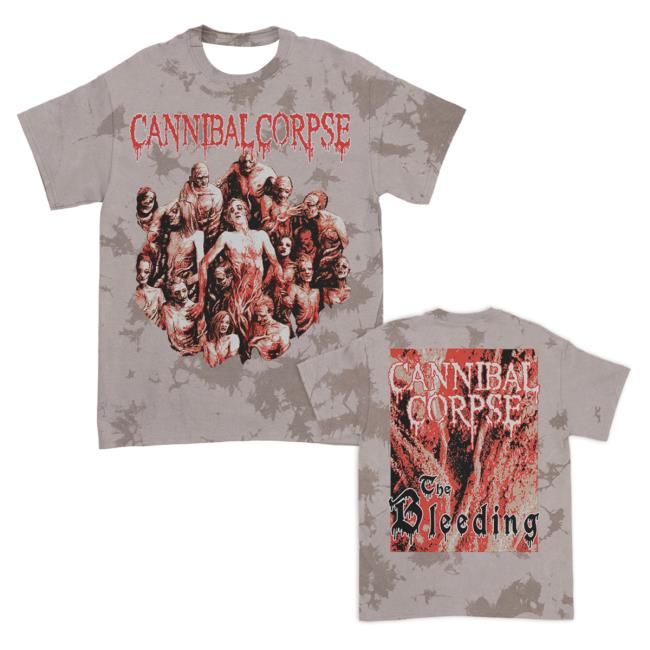 Official Cannibal Corpse Merch The Bleeding T-Shirt (Coyote Dye)