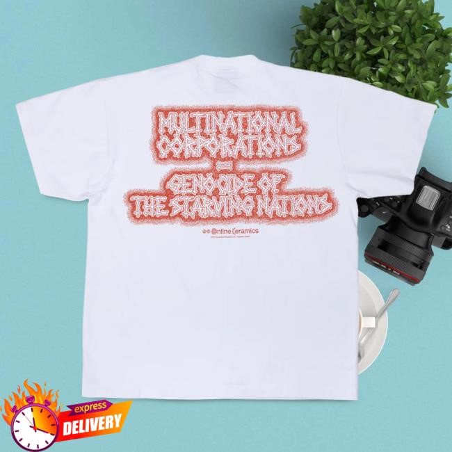 Online Ceramics Multinational Corporations White New Shirt