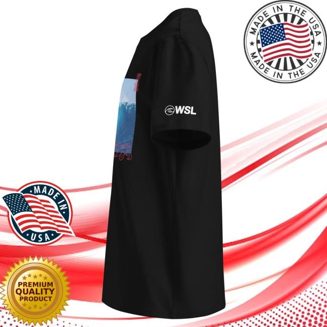 Official Wsl Store World Surf League Cloudbreak Shirts (Black)