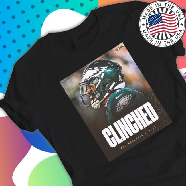 First team to clinch a playoff spot this season Philadelphia Eagles Hooded Sweatshirt