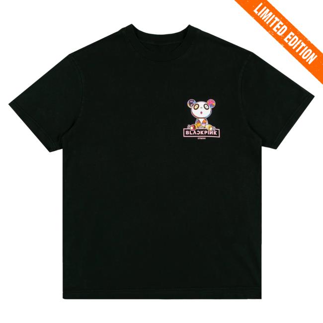 Official Takashi Murakami X Blackpink Signature Tees (Vintage Black)