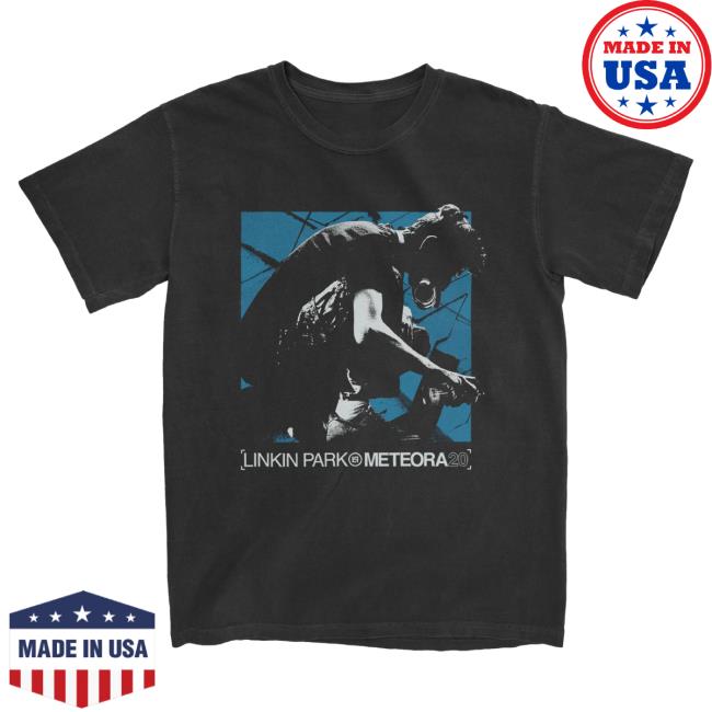 Official Linkin Park Merch Store Spray Box Black Crewneck LinkinPark Apparel Clothing Shop