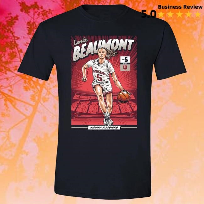 Indiana Hoosiers NCAA Basketball Lenée Beaumont Comic Apparel