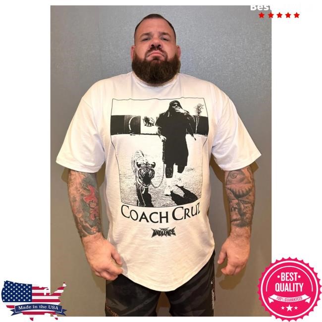 Official Full Violence Clothing Coach Plinio Cruz "Classic" T Shirt in White