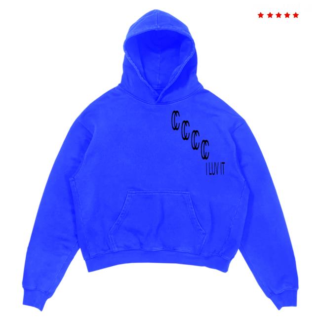 Official Camila Cabello Merch Store I Luv It Blue Crew neck Camila Cabello Apparel Clothing Shop Camila Cabello