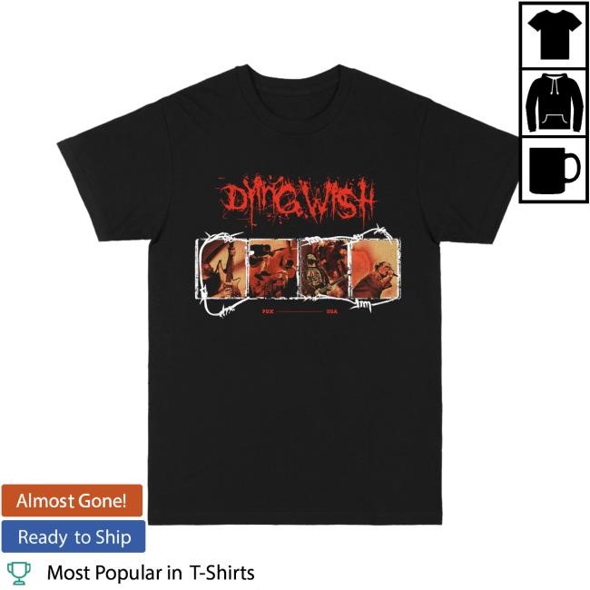 Dying Wish Official Merch Barbed Wire Band Tee
