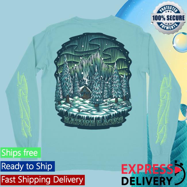 Official Nature Backs Merch Store Aurora L/S Tee Chalky Mint NatureBacks Apparel Clothing Shop