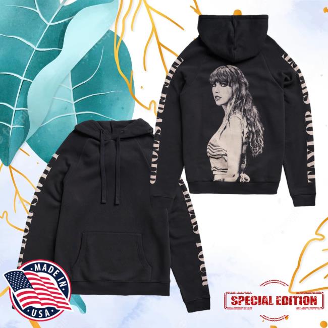 Official TayloSwift Clothing Merch Shop Store Taylor Swift The Eras Tour Black Pullover Sweatshirt