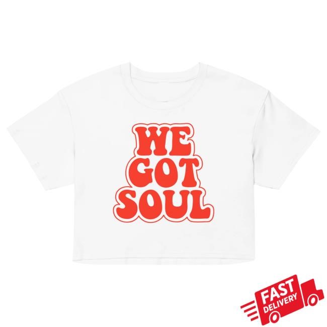 Official Burna Boy Merch Burna Boy We Got Soul Crop T Shirt