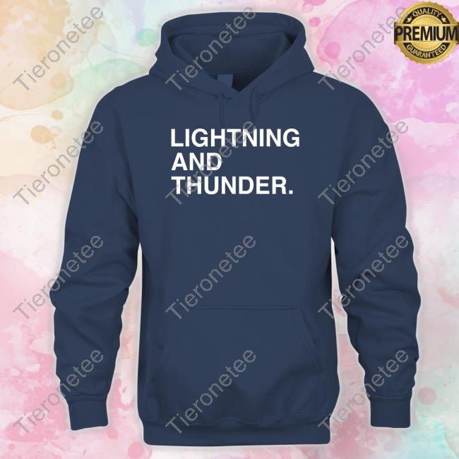 Obvious Shirts Shop Lightning And Thunder Tee