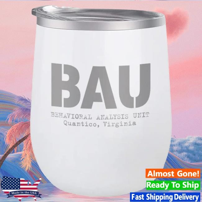Official Paramount Merch Store Criminal Minds Bau 12 Oz Wine Tumbler Paramount Clothing Shop