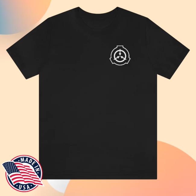 Official Scp Merch SCP Chest Logo Tee Shirt