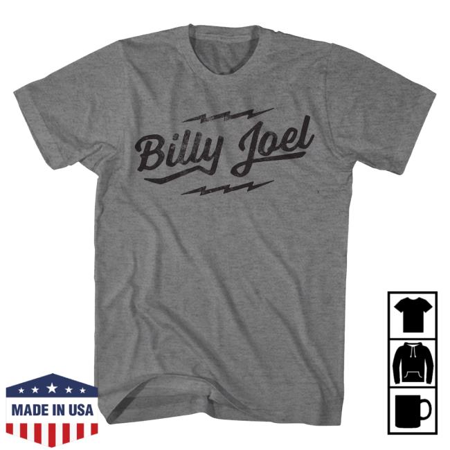Official Billy Joel Merch Store Billy Joel Official Logo Attractive Shirt Billy Joel Apparel Clothing Shop