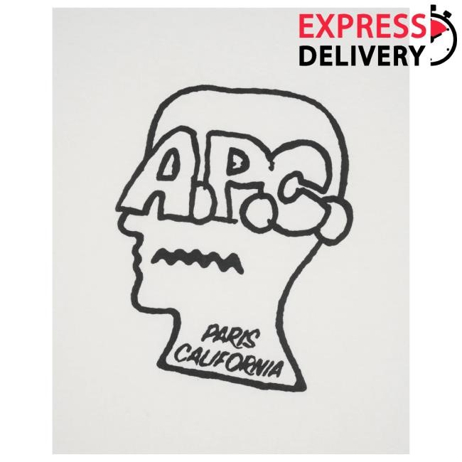 Official Brain Dead Merch Store We Are Brain Dead x A.P.C. Tee - White