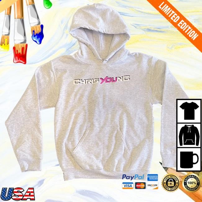 Chris Young Official Merch Store Looking For You Grey Hoodie New Chris Young Clothing Shop Apparel