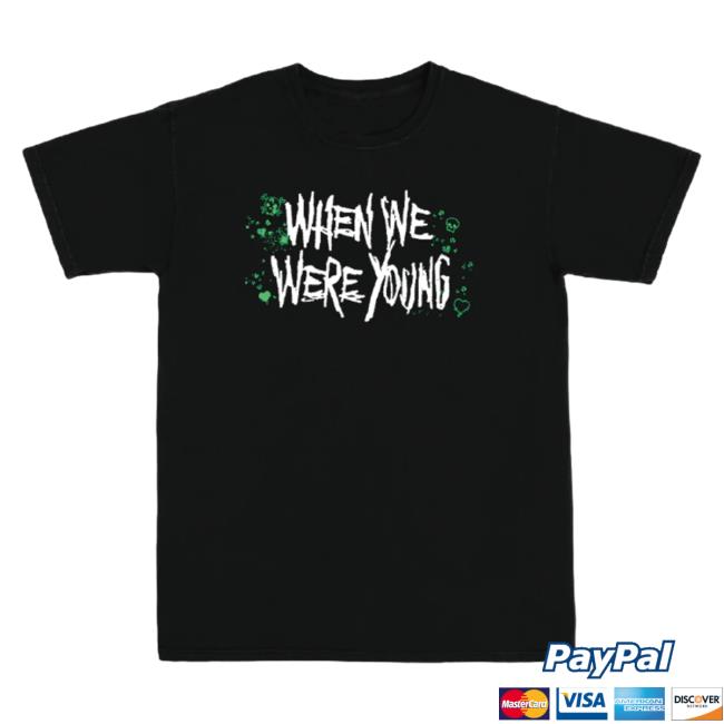 Official When We Were Young Festival 2023 Merch Fest Lineup Tees Green WhenWeWereYoung