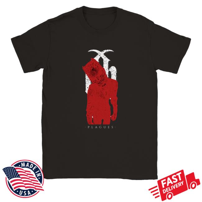 Official Plagues Merch Red Xy’Lothra T-Shirt